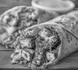 Grilled Panner Kathi Roll + French Fries+ Lassi