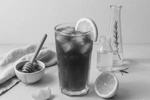 Lemon Honey Americano