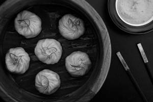 Veg Steamed Momo / Dumplings