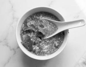 Chicken Burnt Garlic Soup