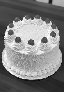 White Forest Cake