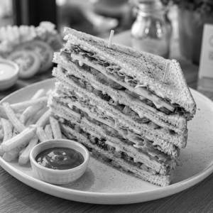 Veg Club Sandwich