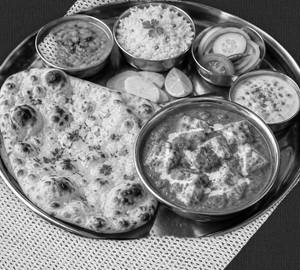 Paneer Naan Thali