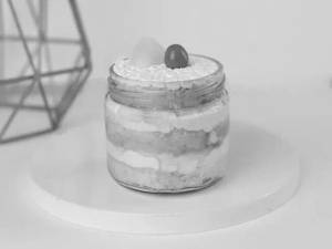 Eggless Pineapple Jar Cake