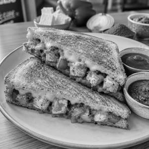 Paneer Tikka Grilled Sandwich