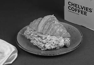Pesto Mushroom Croissant Sandwich