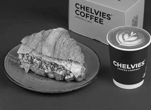 Grilled Chicken Chimichurri Croissant Sandwich Combo