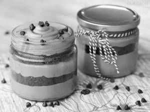 Eggless Chocolate Mousse Jar Cake