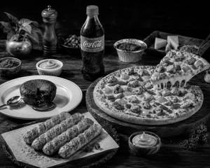 5 Course Meal:chicken Do Pyaza Cheese Burst