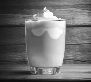 Rose Milk With Vanilla Icecream
