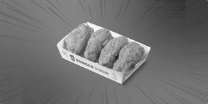 Hot Shock Chicken Wings (4 Pcs)