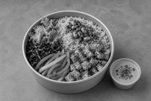 Chilly Garlic Brown Rice Salad