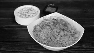 Chaap Biryani [Half] With Raita       
