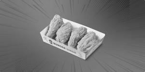 Fried Chicken Wings (4 Pcs)
