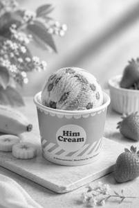 Fresh Banana & Strawberry Ice Cream