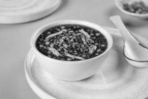 Chicken Burnt Garlic Soup