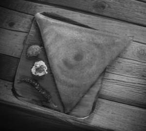 Podi dosa with salna