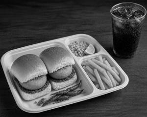 Vada Pav+fries+coke