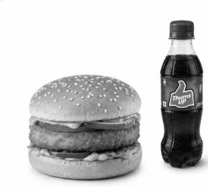 Aloo Tikki Burgar + Colddrink 