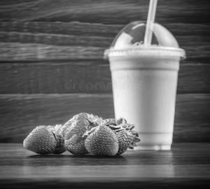 Strawberry milkshake