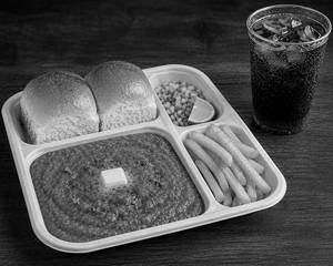Pav Bhaji+fries+coke
