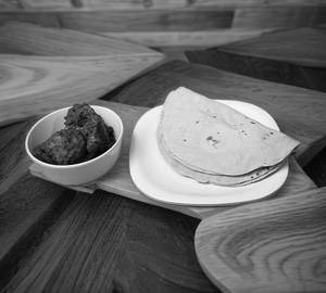 (4Pc) Tawa Roti With Chicken Kosha (2pc)