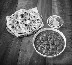 Veg Mutton Gravy Chaap & Butter Naan