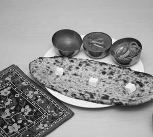 Mix Veg Kulcha with Chana