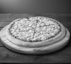 Golden corn pizza
