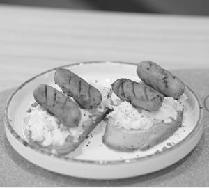 Scrambled Eggs With Sausages