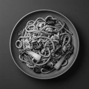 Egg Yaki Udon Noodles