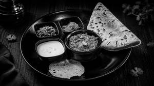 Wangyache Bharit ( Baingan Bharta ) & Bhakri - Special Combo