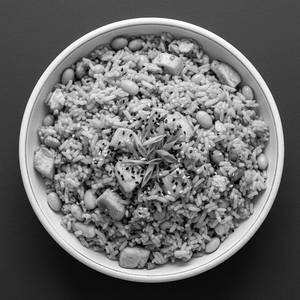Chicken Hibabchi Edamame Fried Rice