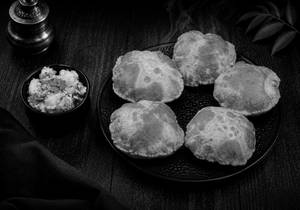 Rajgira Puri Bhaji ( Fasting )