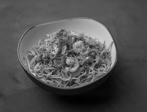 Thai Chilli Garlic Basil Noodles Prawns