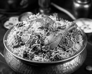 Saffron Hyderabadi Chicken Dum Biryani