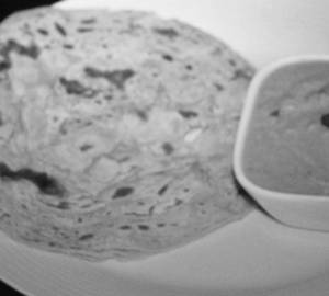 Chapati 3 Nos with channa masala