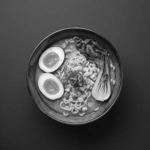 Egg Spicy Miso Ramen Soup