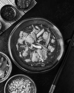 Sliced Chicken, Chilli Oil