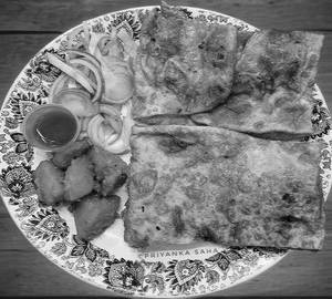 Egg mughlai Paratha 