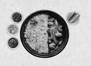 Vegetable Fried Rice With Braised Bok Choy And Mushrooms Bowl