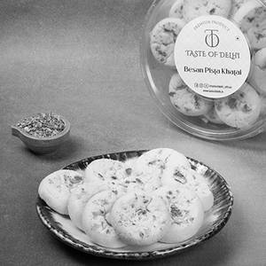 Besan Pista Cookies 250G