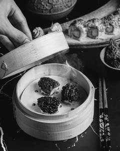 Wild Morel & Truffle Prawn Dumpling