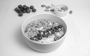 Blueberry Smoothie  Bowl [P 29, Kcal 737]