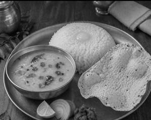 Varan Bhaat Toop + Papad