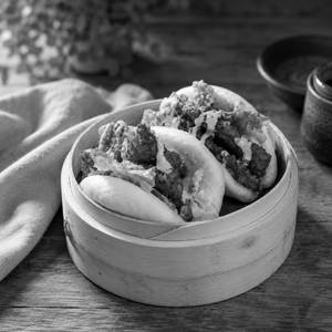 Kimchi Crispy Fish Bao