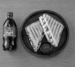 Veg Cheese Sandwich+Colddrink 