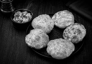 Puri Bhaji ( Whole Wheat )