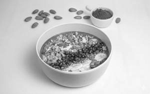 Chef Special Cocoa Banana Smoothie Bowl [P 34, Kcal 819]