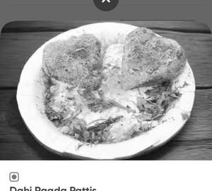 Dahi Ragda Pettis Double (Desi Ghee Fry )